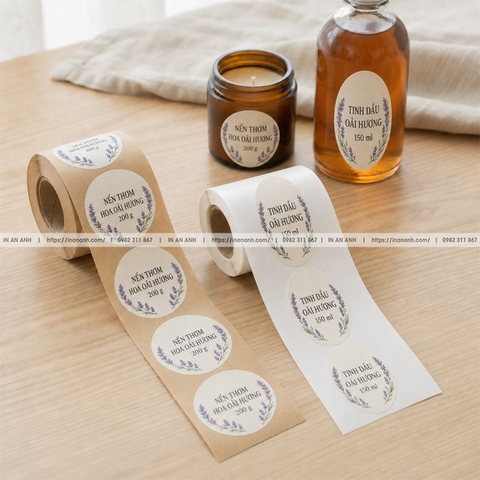 Xưởng In Tem Cuộn Flexo Cho Máy Dán Tự Động