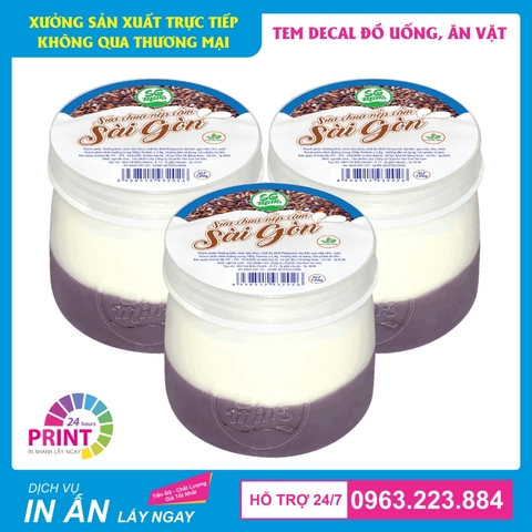 In Tem Nhãn Decal Nhanh, Lấy Ngay Trong Ngày