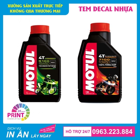 In Decal Nhựa, In Tem Nhựa Đẹp, Lấy Ngay, Giá Rẻ 2025