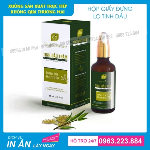 In hộp đựng tinh dầu (hộp giấy, hộp cứng) GIÁ RẺ, 25+ mẫu đẹp