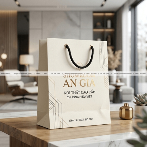 Thiết Kế Túi Giấy Theo Yêu Cầu - Miễn Phí Khi Đặt In Tại In An Anh