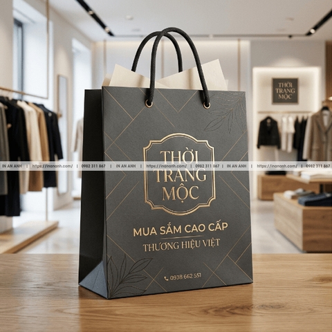 Thiết Kế Túi Giấy Theo Yêu Cầu - Miễn Phí Khi Đặt In Tại In An Anh