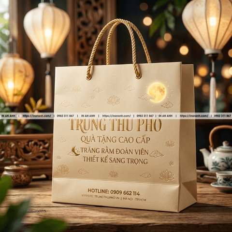 In Túi Đựng Bánh Trung Thu - Túi Giấy Cao Cấp In Theo Thương Hiệu & Có Sẵn
