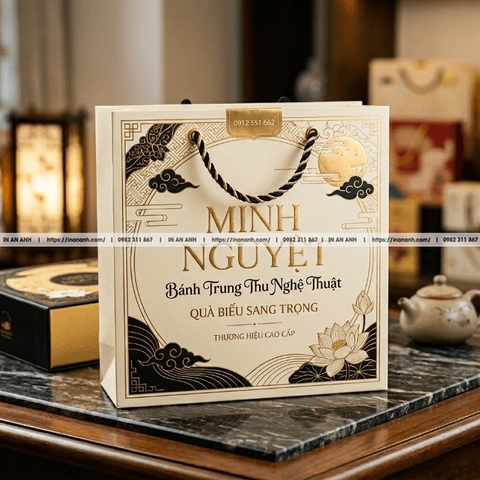 In Túi Đựng Bánh Trung Thu - Túi Giấy Cao Cấp In Theo Thương Hiệu & Có Sẵn