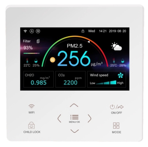 Bộ điều khiển tốc độ màn hình siêu lớn - Motor AC + giám sát CLKK + App Wifi