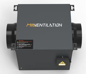 Quạt thông gió cách âm siêu êm LỌC CARBON + HEPA H13