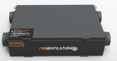 Quạt KHÍ TƯƠI hồi nhiệt MIA VENTILATION - Lọc CARBON + HEPA - Động Cơ AC - Roto bên ngoài