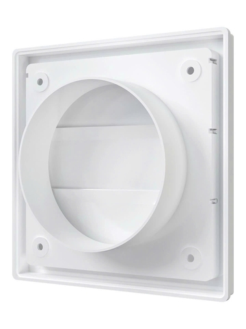 Cửa chớp tự động nhựa NGOÀI TRỜI có cổ gắn ống K-F