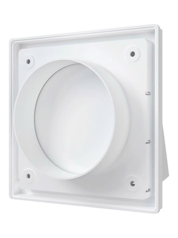 Cửa gió mái che vuông nhựa NGOÀI TRỜI + cổ gắn ống K-FV