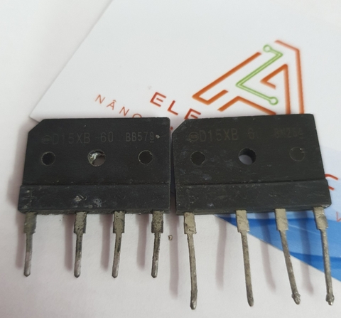 Chỉnh lưu cầu bếp từ D15XB60 15A600V HÀNG CŨ RK-28