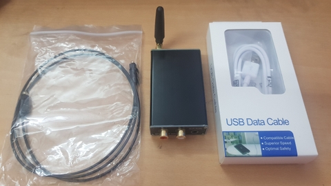 Bộ DAC bluetooth CSRA64215 kèm cổng quang và cổng giải mã USB 3 trong 1 RK-102