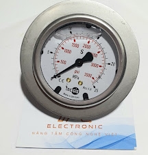 Đồng hồ đo áp suất chịu va đập 0-25mpa Đồng hồ phun bảng Teks của Đức RK-4