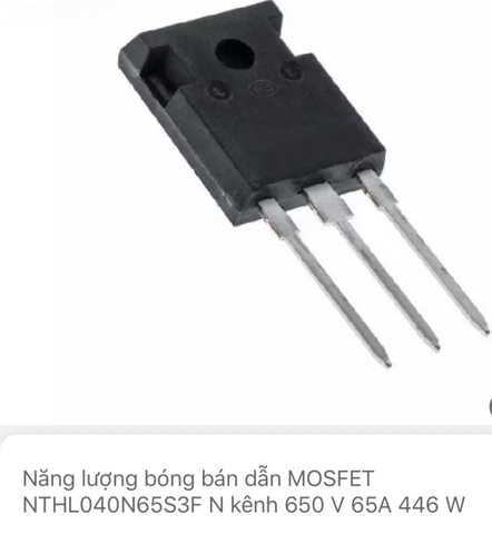 Mosfet NTHL040N65S3F kênh N 650V 65A 446W mới