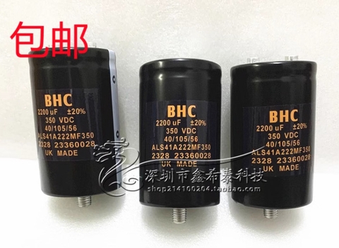 BHC ALS41A222MF350 350V 2200UF 65X105mm (new)