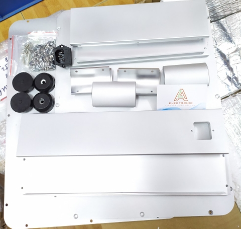 Vỏ hộp nhôm DIY BRZHiFi 4308 430x80x330mm