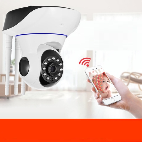 Camera wifi giám sát không dây thông minh xoay 360 độ, ống kính 12mm, bộ nhớ 32G