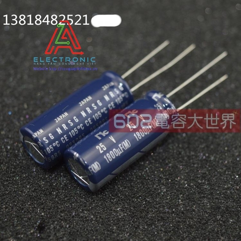 Tụ nhôm điện 25V1800uf 12,5 * 30mm