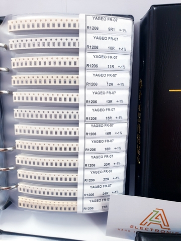 Sách điện trở 1206 1% (170 loại x50 chiếc) 1.5% G10-T3