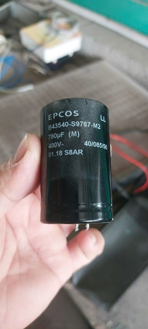 Tụ EPCOS 400V 780UF B43511-S9787-M2 40*50mm (mới)