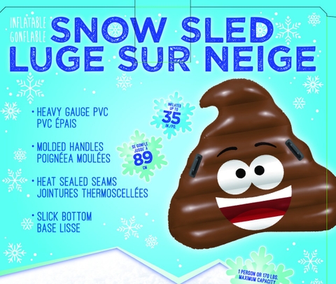 Poop Inflatable SnowTube