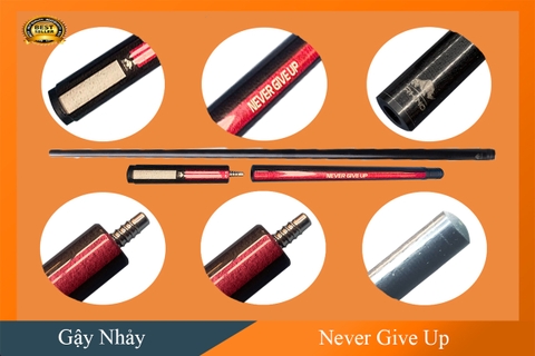 Cơ, Gậy Nhảy Bi a Rhino Never Give Up Red| 1Cue.vn