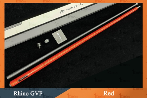 Cơ, Gậy Bi-a Rhino GVF Red Ngọn Carbon | 1Cue.vn
