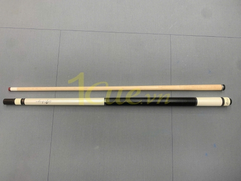 Cơ, Gậy Bi-a AB Trắng kèm ngọn Lõi carbon l 1Cue.vn