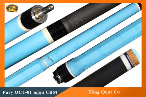 Cơ,Gậy Bi-a Fury OCT-01 ngọn carbon Mit | 1Cue.vn