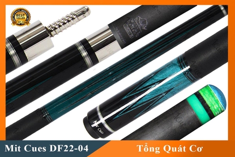 Cơ, Gậy Bi-a Mit Cues DF22 04 Ngọn CarbonRhino  | 1Cue.vn