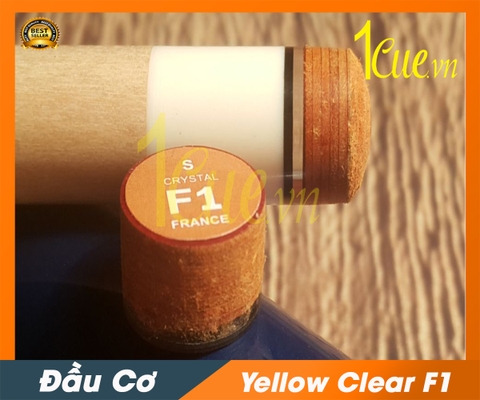 Đầu Cơ Bi a France Yellow Clear F1 | 1Cue.vn