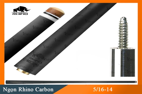 Ngọn Cơ Bi-a Rhino Carbon Ren 5/16-14 1Cue.vn