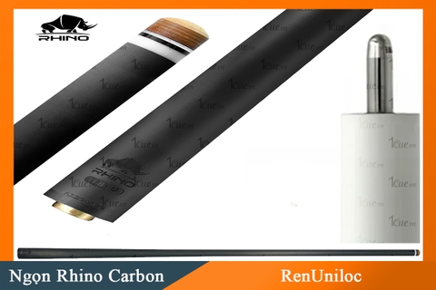 Ngọn Cơ Bi-a Rhino Carbon Ren Uniloc 1Cue.vn