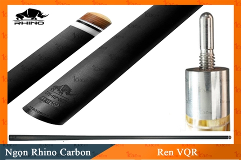 Ngọn Cơ Bi-a Rhino Carbon Ren VQR 1Cue.vn