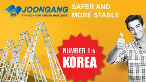 Thang nhôm Hàn quốc được ưa chuộng tại thị trường Việt Nam