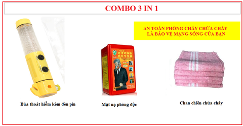 Combo sản phẩm PCCC cho gia đình - Combo 1