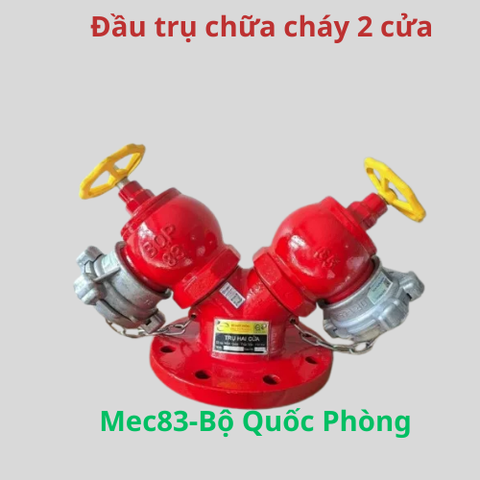 đầu trụ chữa cháy 2 cửa D65-Mex83-Bộ Quốc Phòng