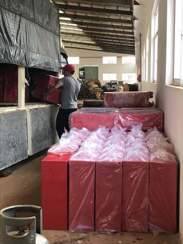 Nhận sản xuất Tủ - Hộp - Kệ đựng bình pccc theo yêu cầu