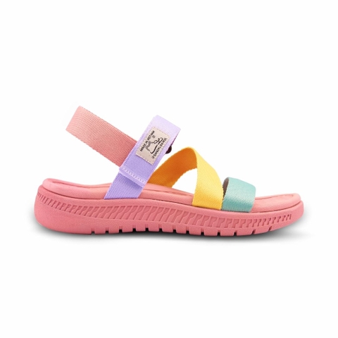 Sandal nữ MOL quai chữ Z MS2HH màu mix 4 màu