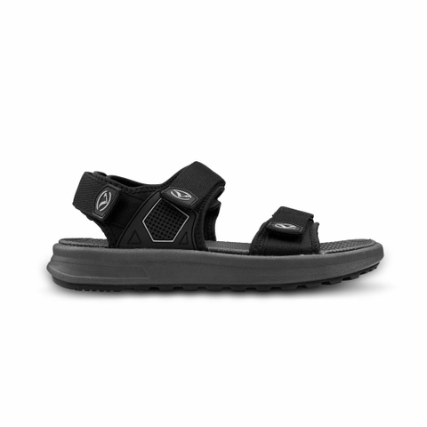 Sandal nam nữ unisex Rova 2 quai ngang RV2205BB màu đen