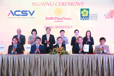 HGS tổ chức lễ ký kết hợp tác giữa Sun PhuQuoc Airways và các đơn vị dịch vụ hàng không lớn tại Việt Nam