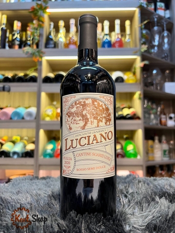 Vang Ý Luciano Rosso Semi Dolce Puglia