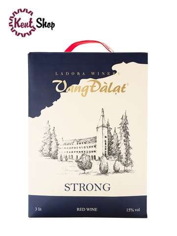 Rượu Vang Đà Lạt Strong Bịch 3L Đỏ