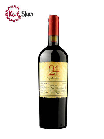 Rượu Vang Chile Đỏ 24 Ocho Tierras Gran Reserva
