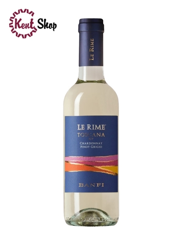 Rượu Vang Ý Trắng Banfi Le Rime Chardonnay Pinot Grigio IGT Tuscany 375ml