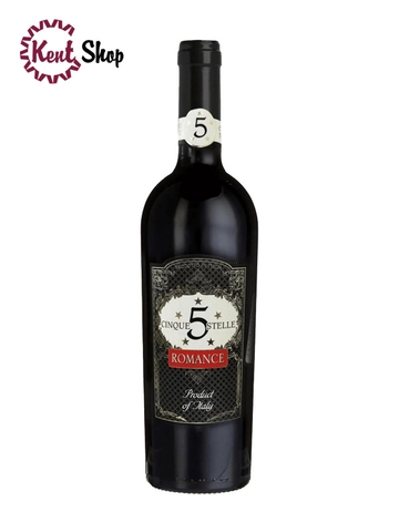 Rượu Vang Ý Đỏ Ngọt Cinque Stelle Romance Bevanda Aromatizzata A Base Di Vino
