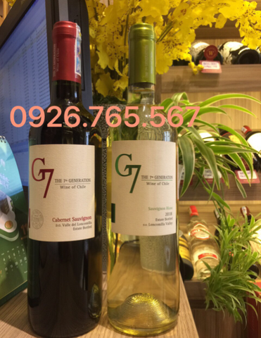 Rượu vang Chile G7 (Red – White)