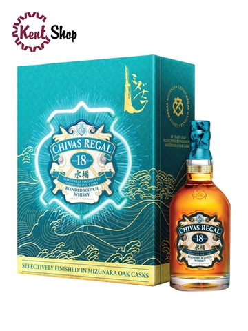 Rượu Chivas Regal 18 Năm Mizunara - Hộp Quà Tết 2026