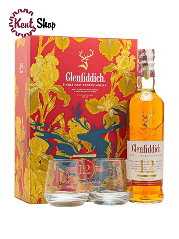 Rượu Glenfiddich 12 Sherry - Hộp Quà Tết 2026