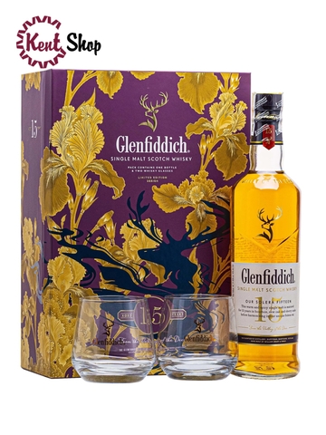 Rượu Glenfiddich 15 Năm - Hộp Quà Tết 2026