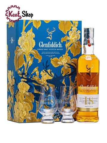 Rượu Glenfiddich 18 Năm Hip Flask - Hộp Quà Tết 2026
